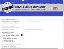Tablet Screenshot of changeaddictionnow.org